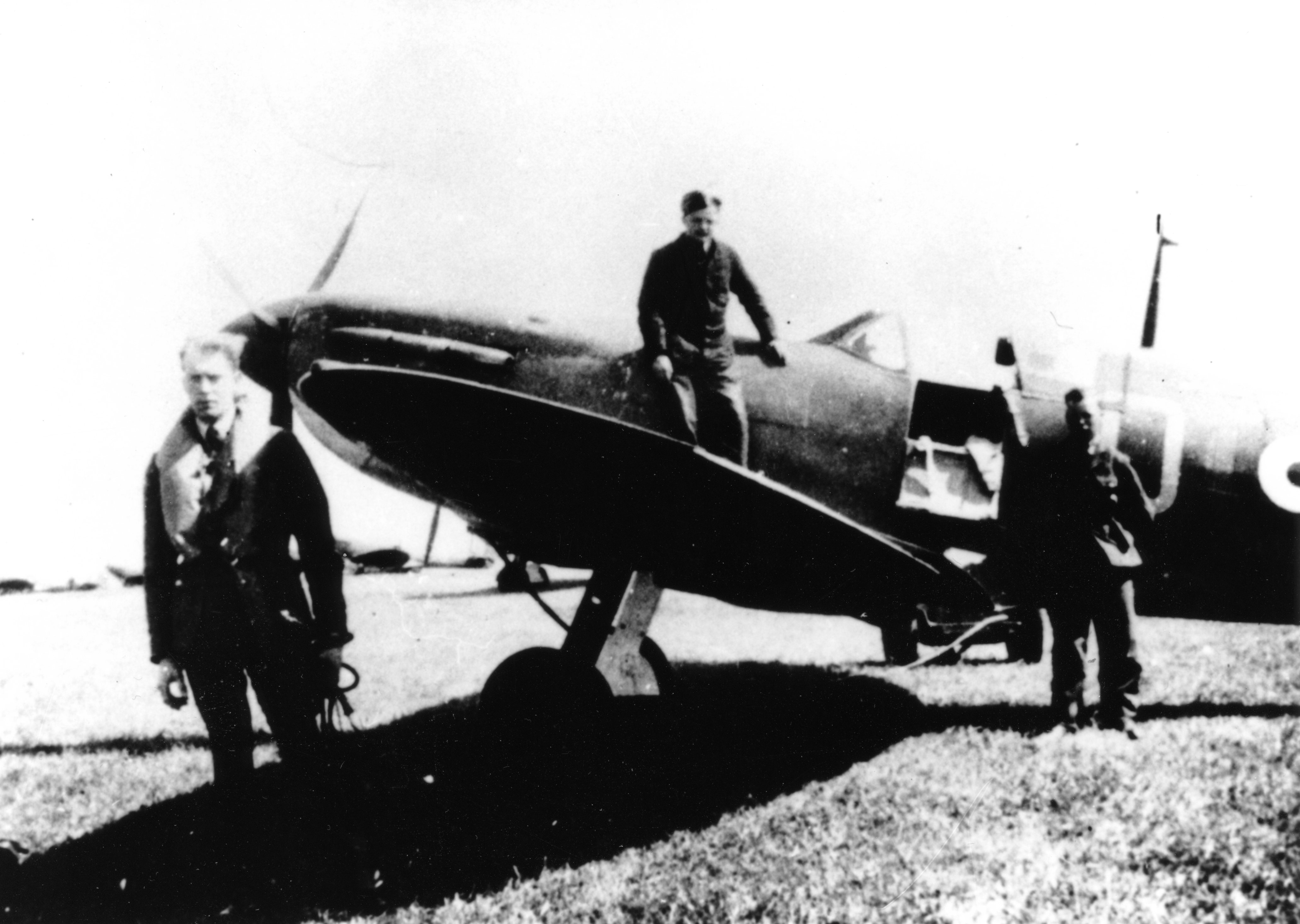 Bob and his first Spitfire