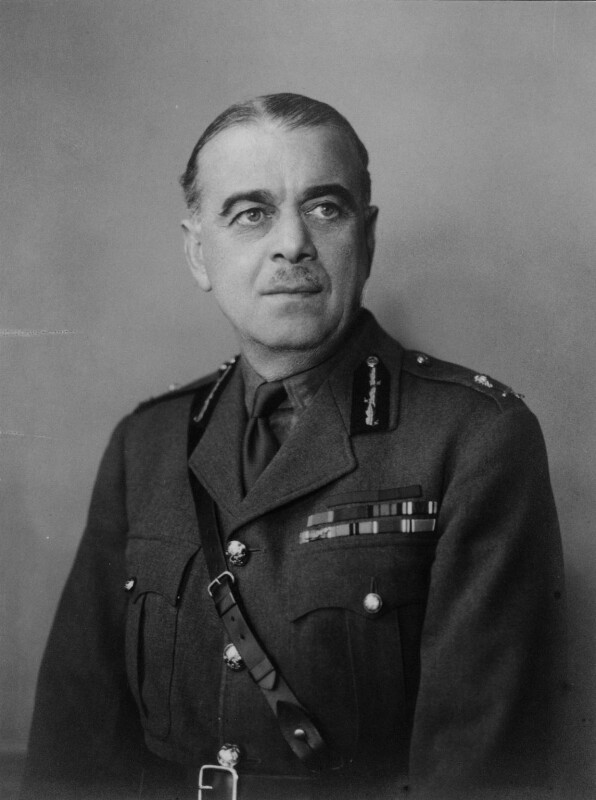 Black and white photograph of General Lord Ismay in army uniform