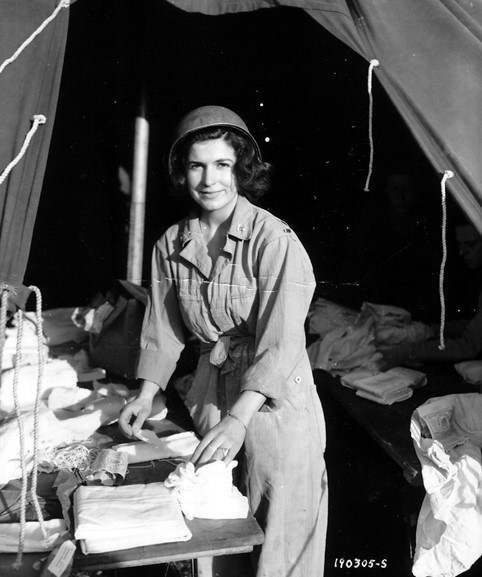 US Army nurse 2nd Lieutenant Margaret Stanfill in Normandy