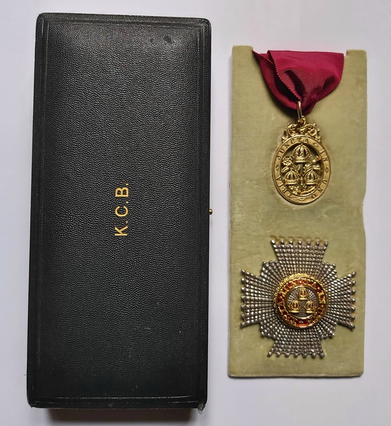 Order of the Bath badge and medal