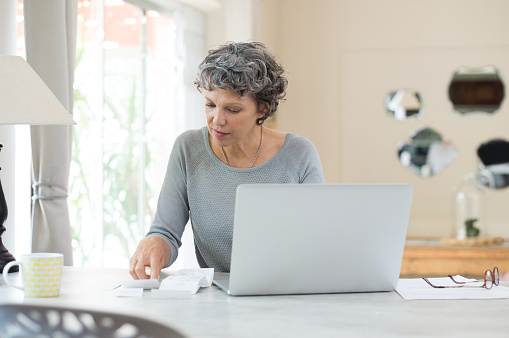 woman at computer