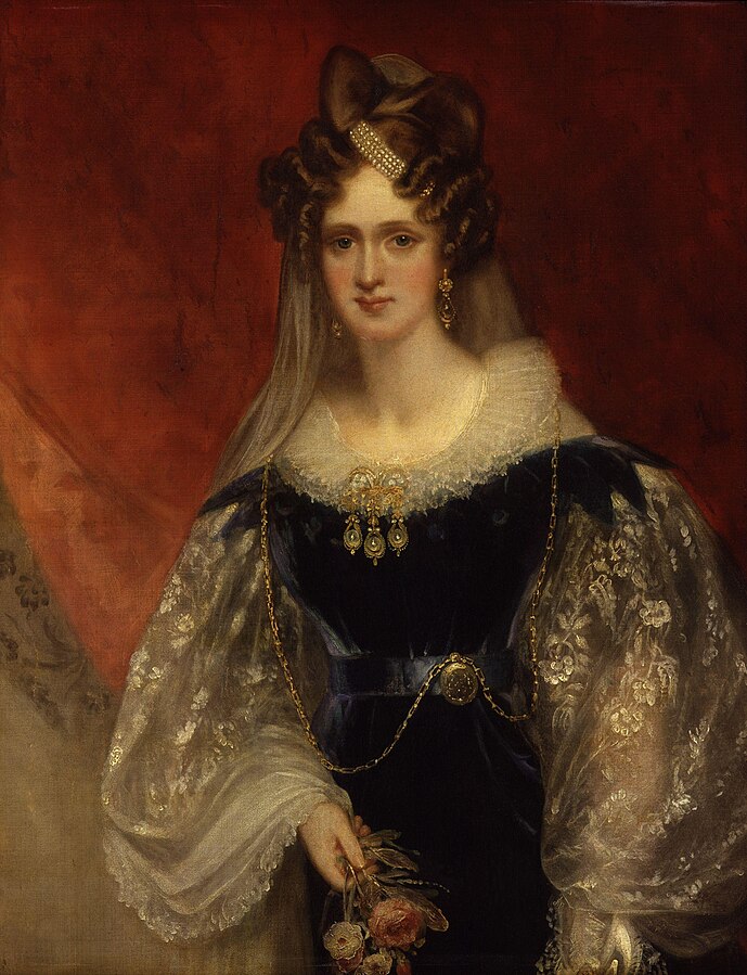 Portrait of Queen Adelaide of Saxe-Meiningen