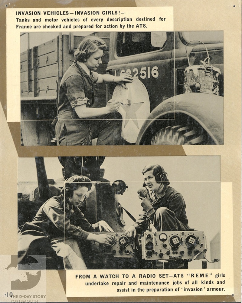 This poster was one of a set produced by the Ministry of Information called ?Women in Action?, showing the roles carried out by women in the British armed forces during the Second World War